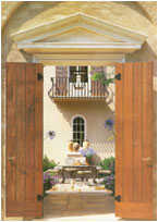 Mediterranean-Style Double Doors